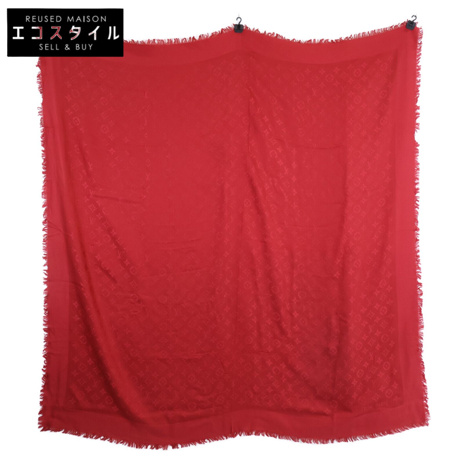 LOUIS VUITTON ルイヴィトン 401910 モノグラム シルク ウール