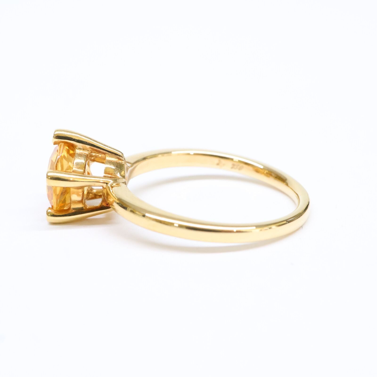 PonteVecchio ポンテヴェキオ K18YG CT1.14ct D0.02ct シトリン