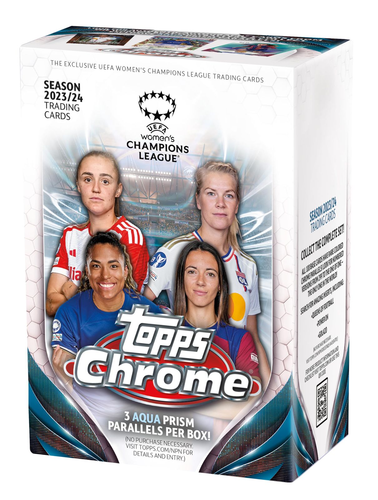 2023-24 Topps Chrome レディース UEFAチャンピオンズリーグ 小売バリューボックス。 