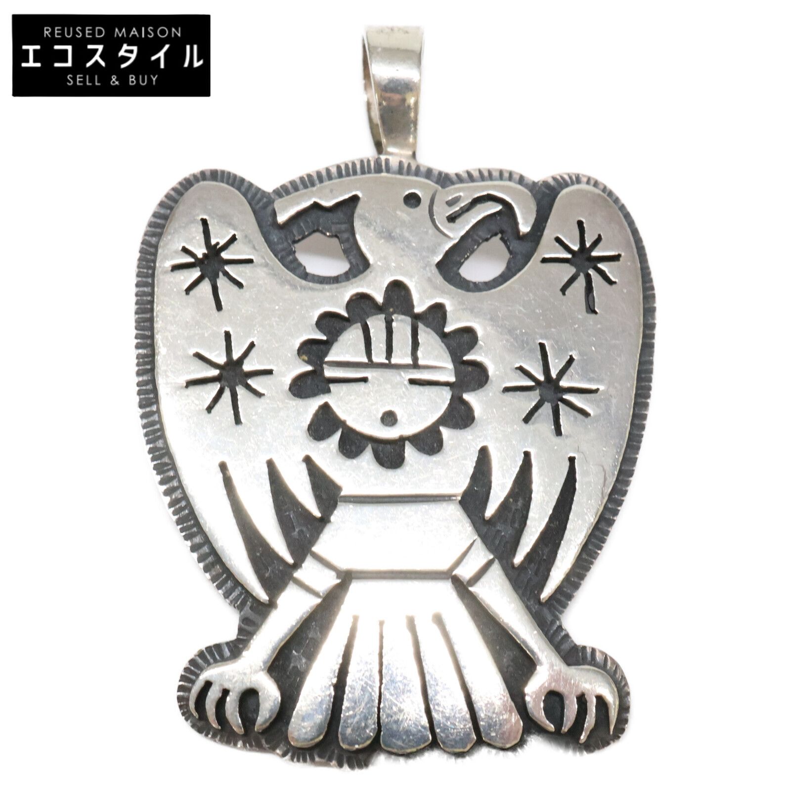 Gerald Lomaventema ジェラルドロマベンテマ ホピ族 STERLING サンダーバード オーバーレイ