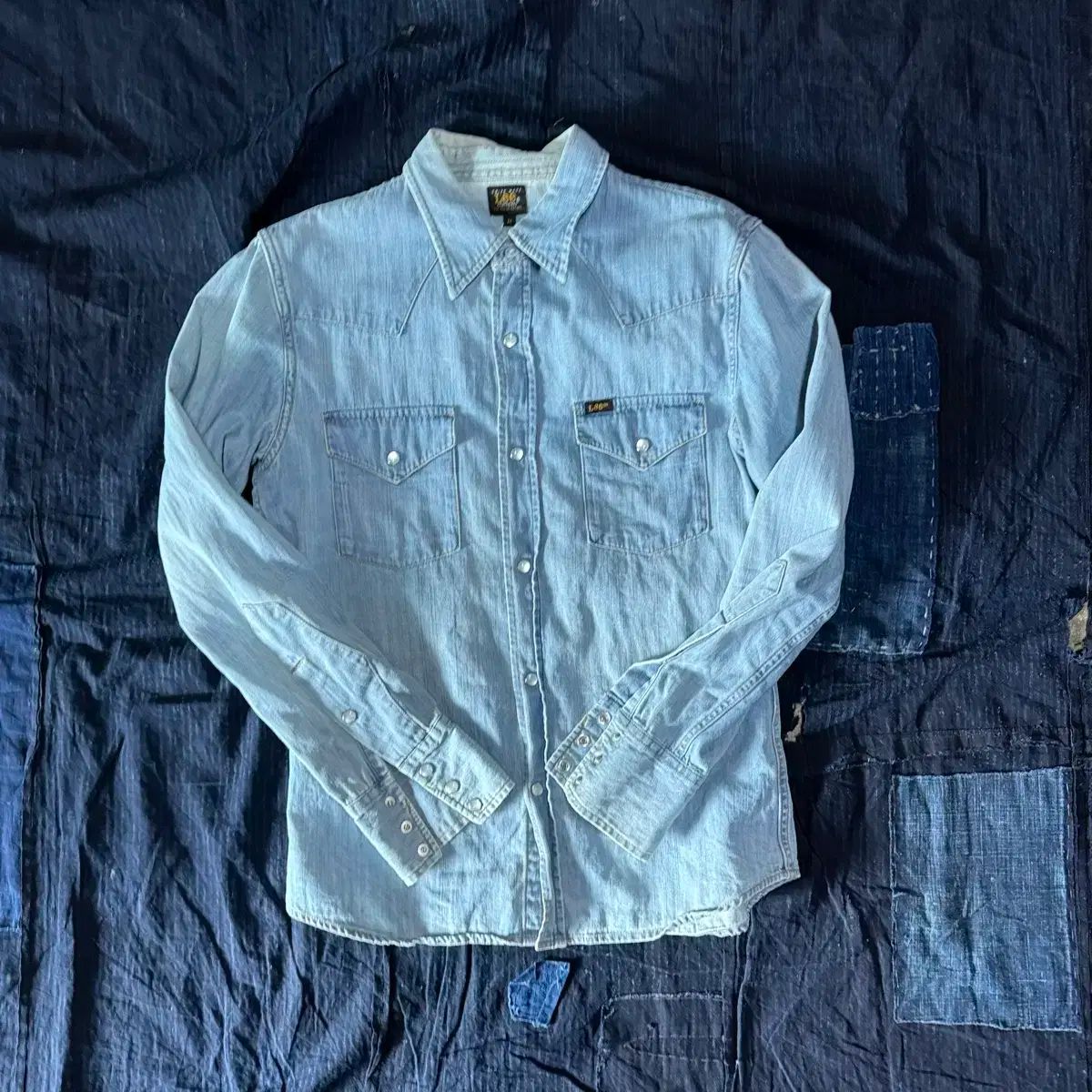 Lee デニム ウェスタン シャツ M
