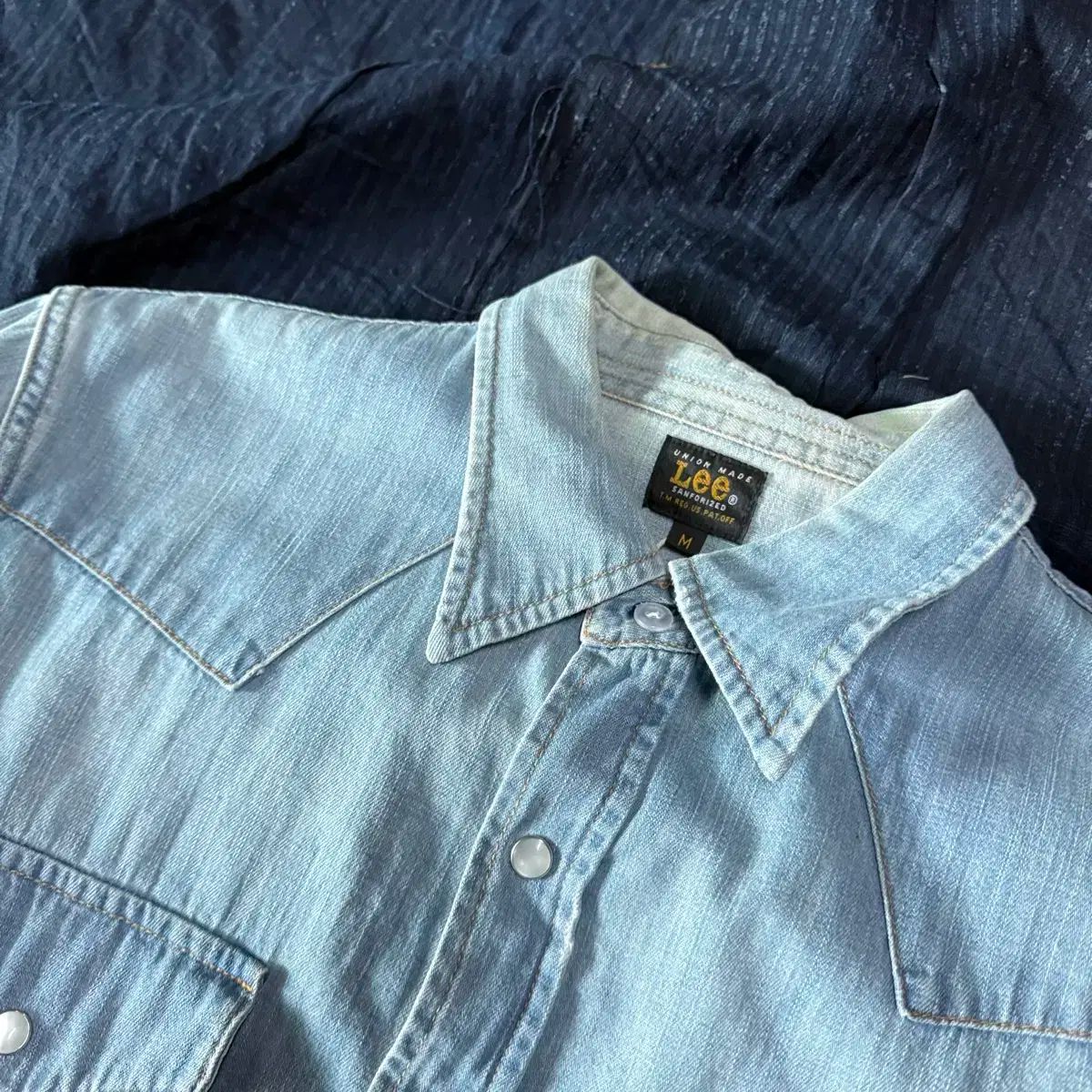 Lee デニム ウェスタン シャツ M