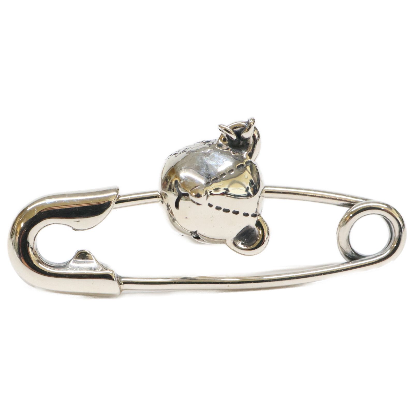 JustinDavis ジャスティンデイビス SEJ 866 2 925 SICK BOY SAFETY PIN ベアーフェイス 安全ピンモチーフ 片耳 シングル
