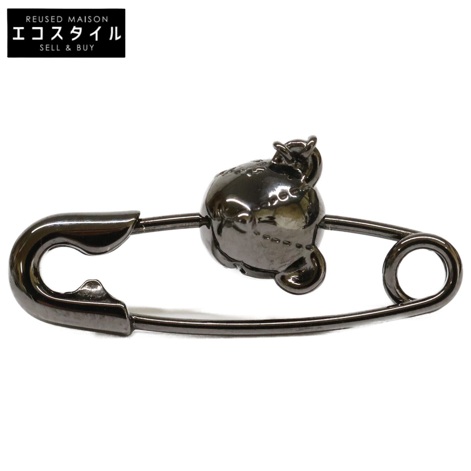 JustinDavis ジャスティンデイビス SEJ866 8 925 SICK BOY SAFETY PIN ベアーフェイス 安全ピンモチーフ 片耳 シングル