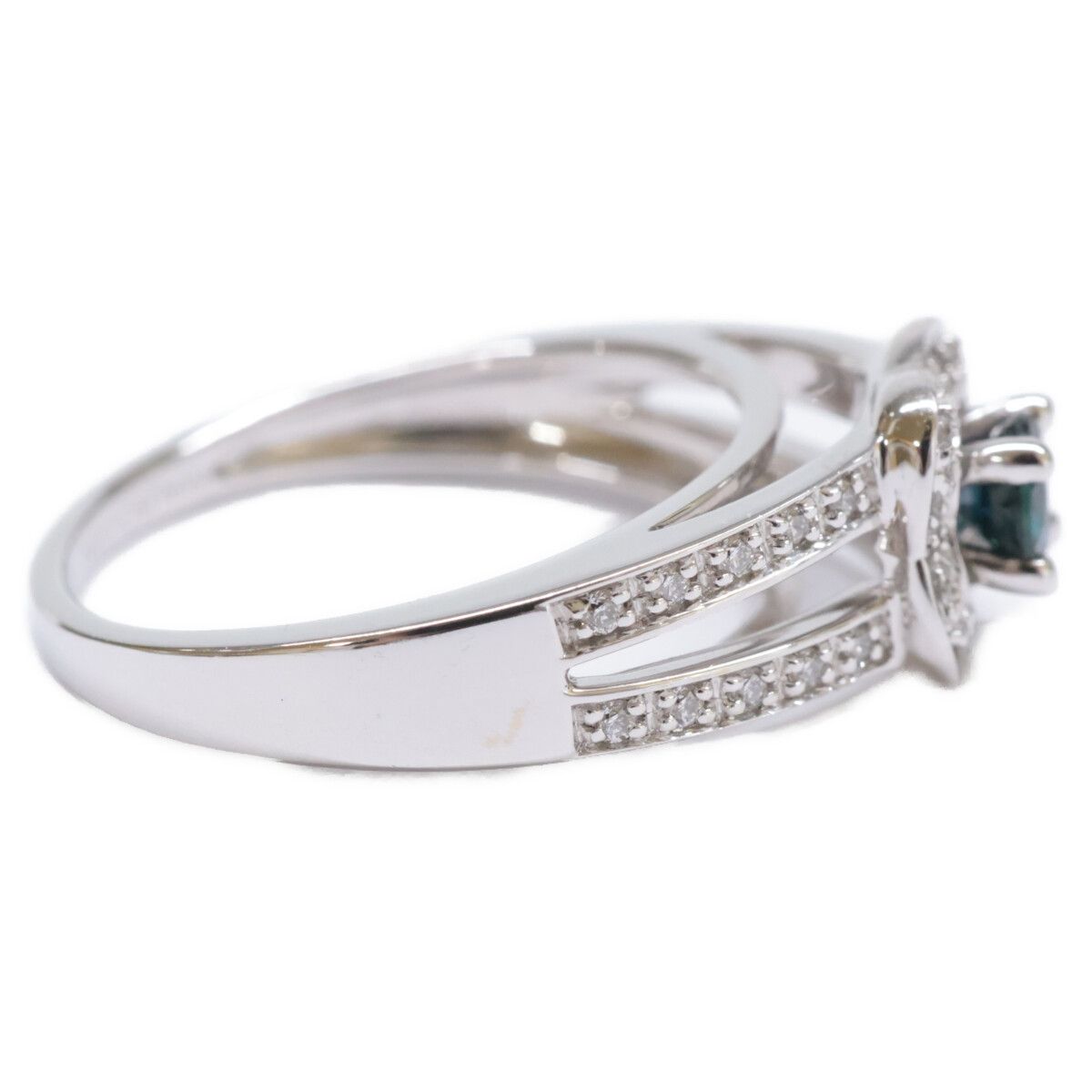 MAUBOUSSIN モーブッサン K18WG ダイヤモンドxサファイア チャンス