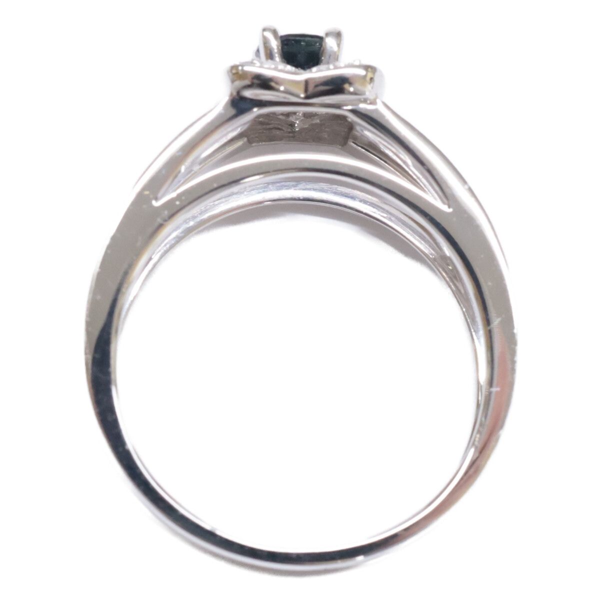 MAUBOUSSIN モーブッサン K18WG ダイヤモンドxサファイア チャンス  