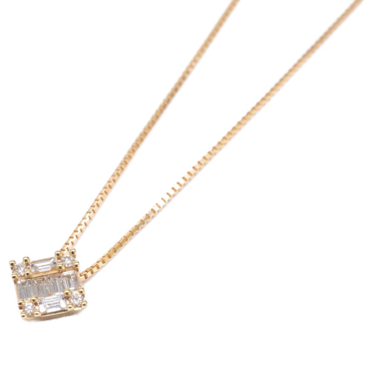 BELLESIORA ベルシオラ 美品 K18 0.19ct スクエア ダイヤモンド - メルカリ 