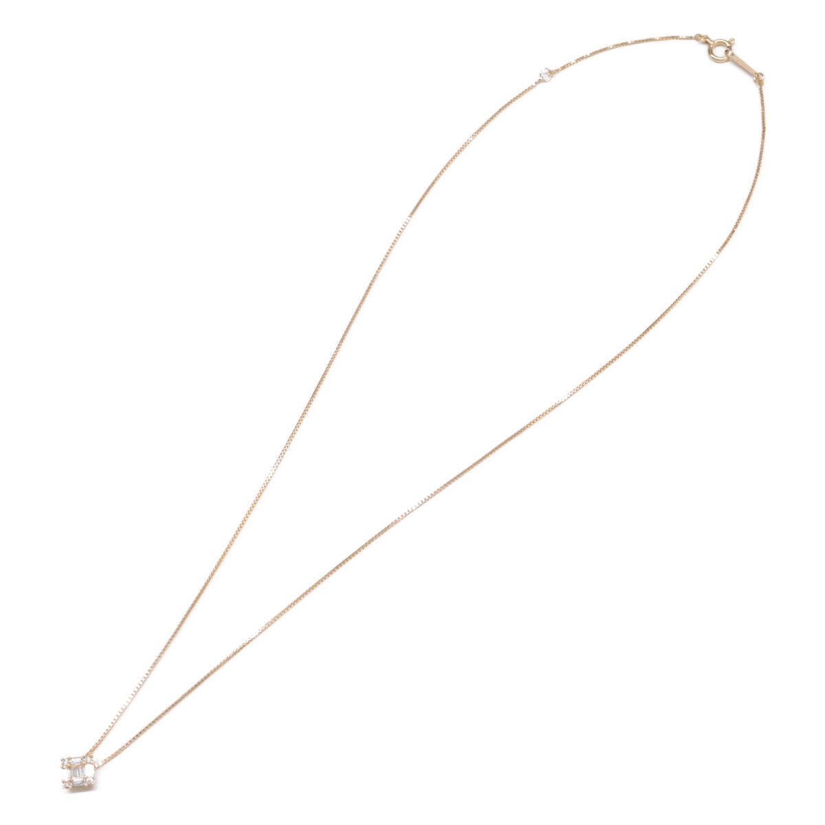 BELLESIORA ベルシオラ 美品 K18 0.19ct スクエア ダイヤモンド - メルカリ 