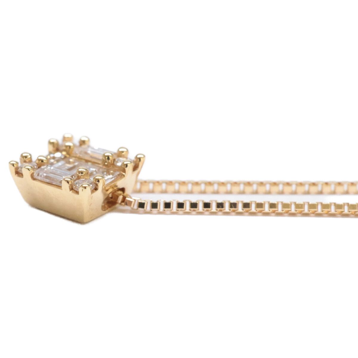 BELLESIORA ベルシオラ 美品 K18 0.19ct スクエア ダイヤモンド - メルカリ 