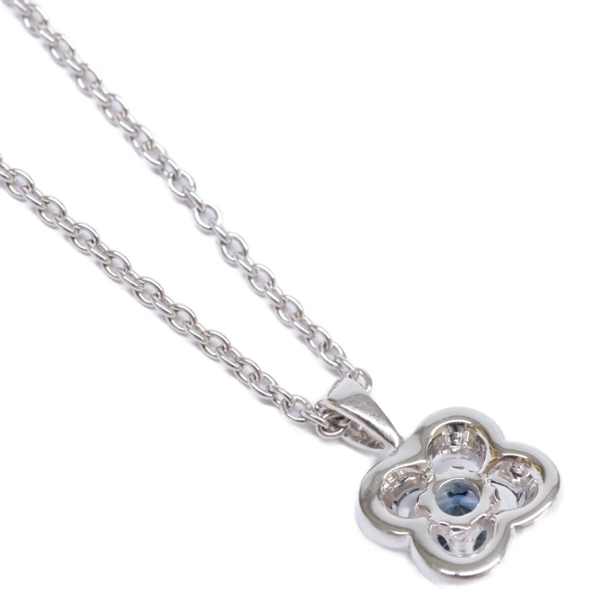 MAUBOUSSIN モーブッサン K18WG ダイヤモンドxサファイア チャンス  