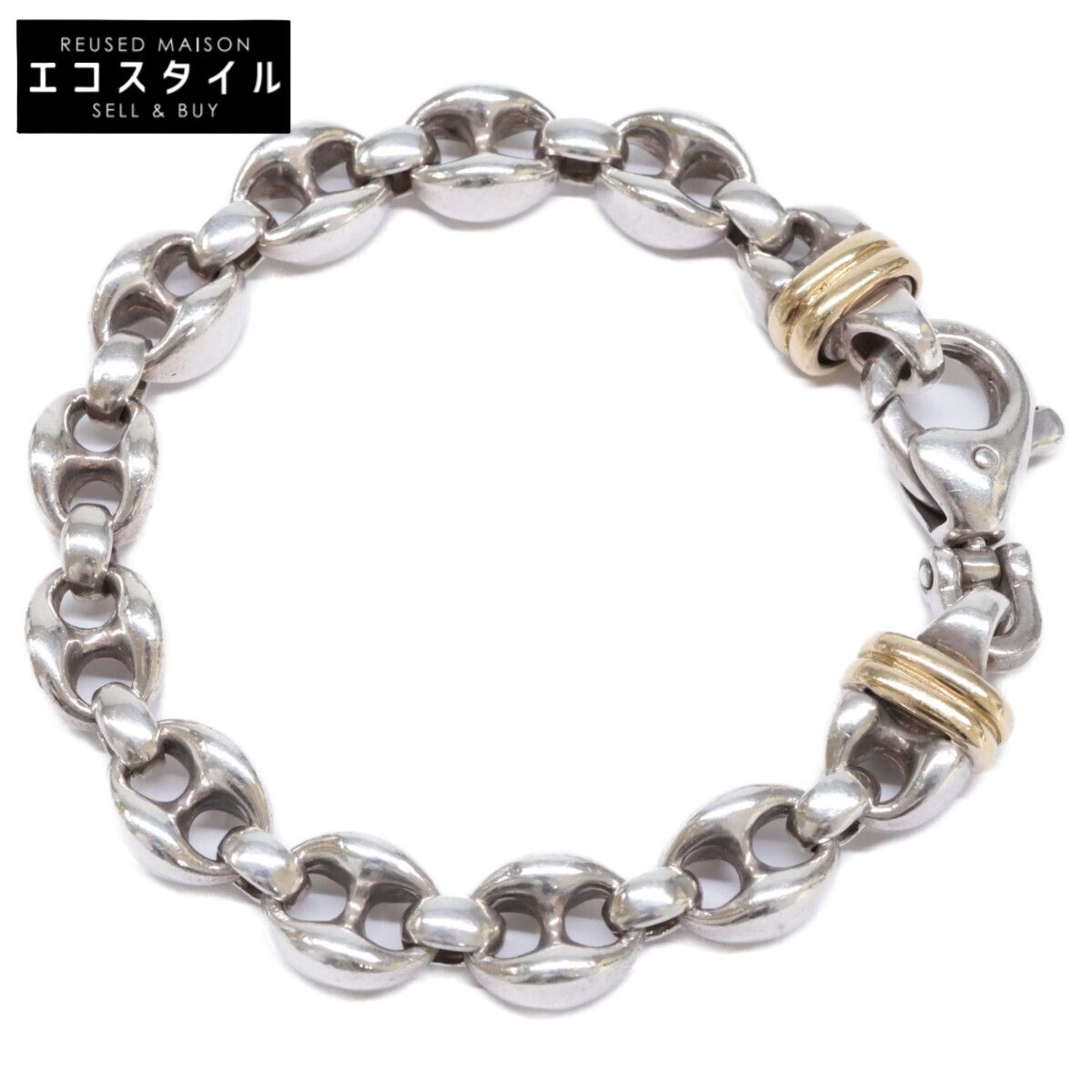 TIFFANY-Co. ティファニー 925 x K18 ヴィンテージ アンカーチェーン