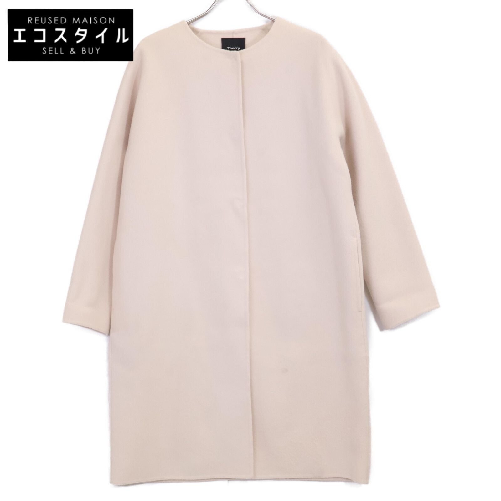 Theory セオリー 8309608 カシミヤ混 ダブルフェイス コート S