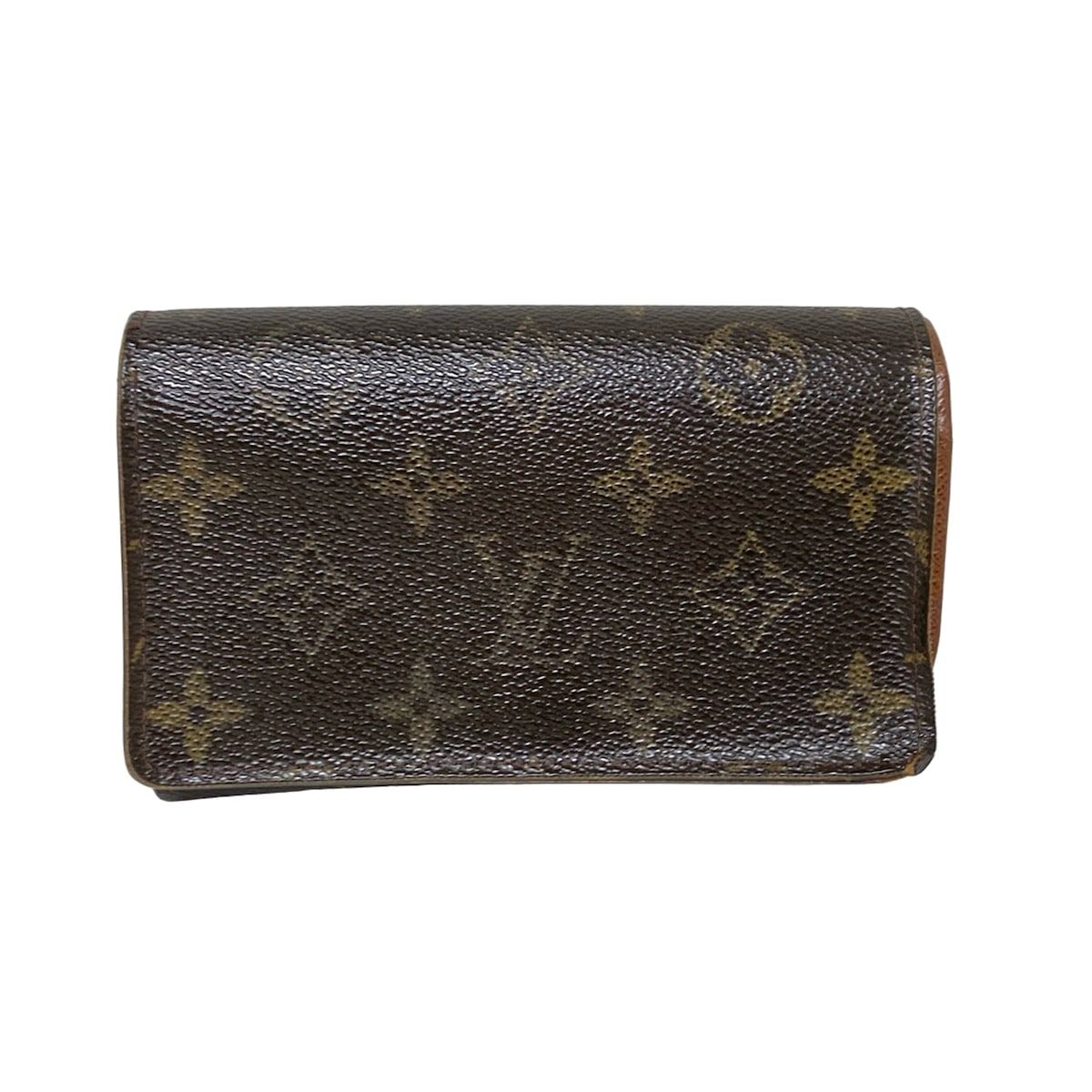 LOUIS VUITTON ルイヴィトン 2つ折り財布 モノグラム ポルトフォイユトレゾール M61736 - イニシャル刻印