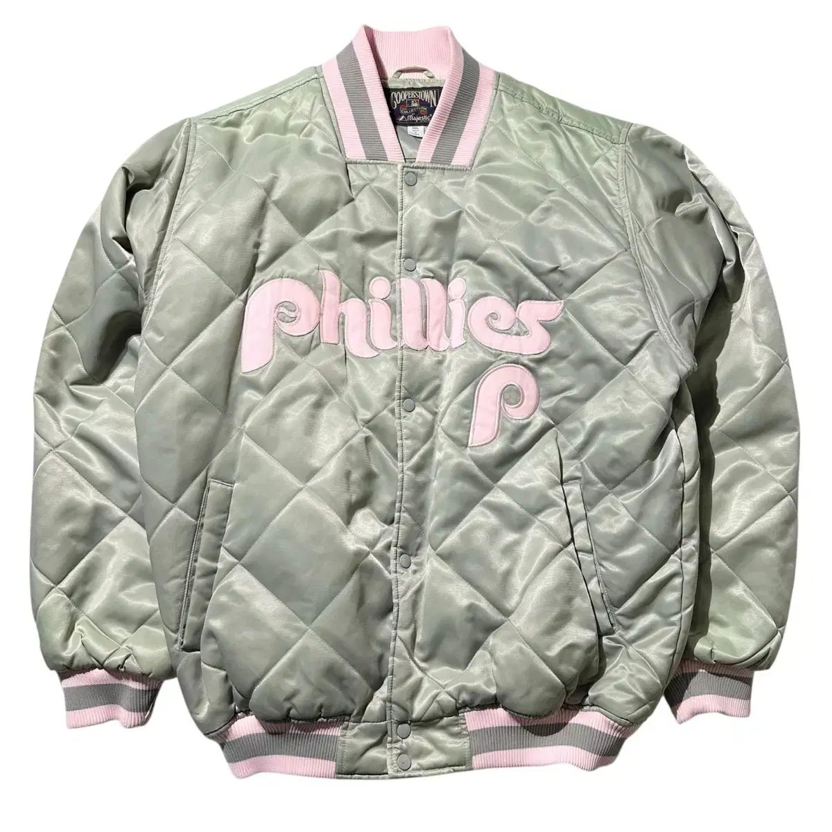 3XL マジェスティック クーパーズタウン フィラデルフィア フィラ キルティング スタジャン