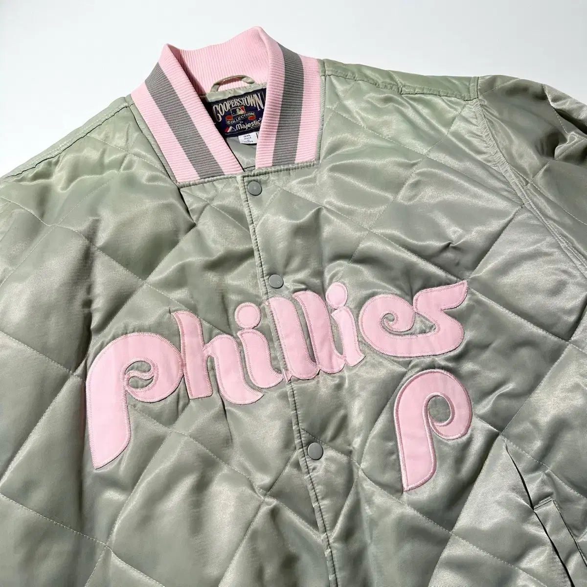 3XL マジェスティック クーパーズタウン フィラデルフィア フィラ キルティング スタジャン ODELLYA_COM