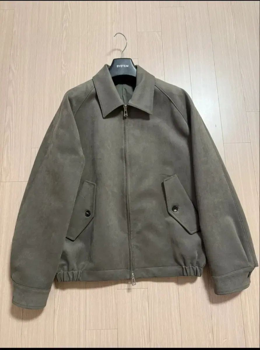 SYSTEM homme システムオム スウェード ブルゾン ジャケット 100