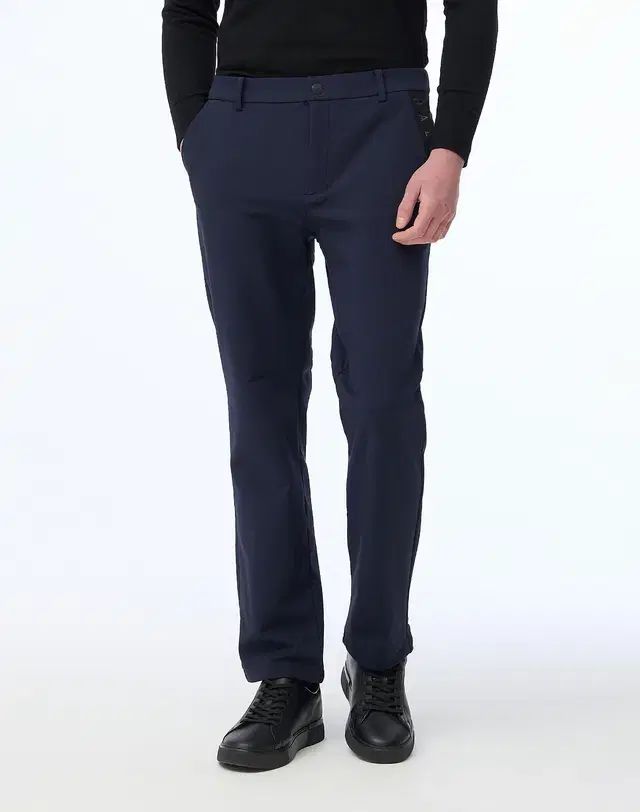 HAZZYS へジス ゴルフ メンズ 約起毛 パンツ ネイビー 31 32 33 34