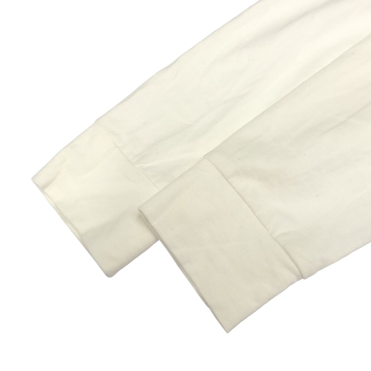 美品✨ENFOLD ＤＥＦＯＲＭ－ＭＯＴＩＦ ＬＯＮＧ－ＳＬＥＥＶＥＳ Ｔ 白 ENFOLD エンフォルド 23AW Deform-Motif Long-Sleeves T-shirt ロング