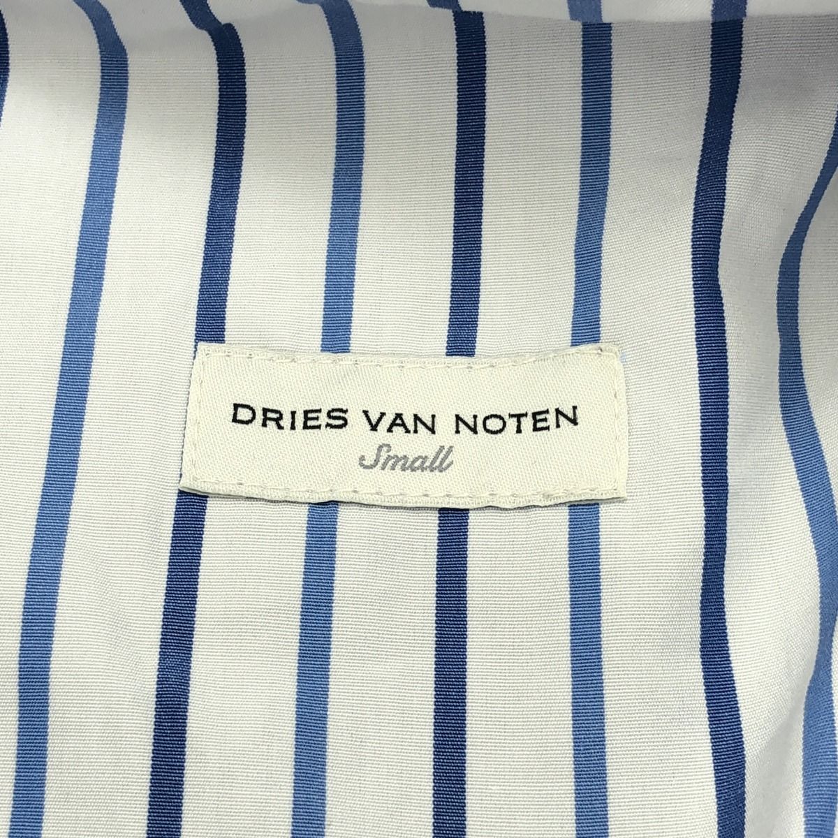 DRIES VAN NOTEN ハイネックストライプシャツ DRIES VAN NOTEN - DRIES 