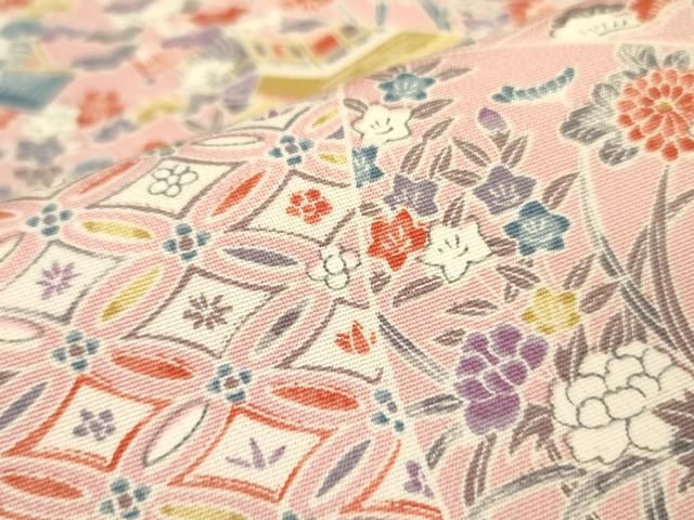 平和屋着物□上質な小紋 風景花文 正絹 逸品 DAAY2751op - メルカリ