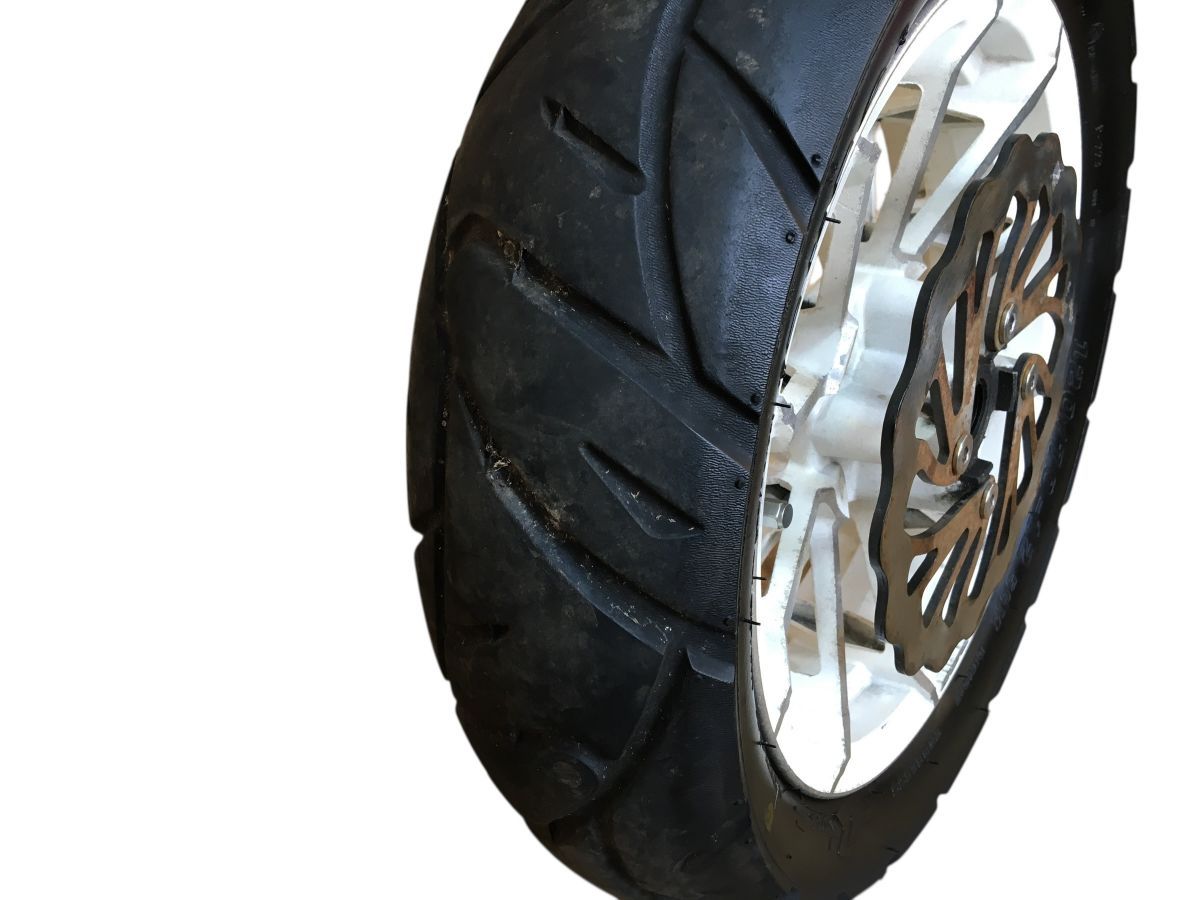 jc61前期 グロム 前後ホイール かなり美品 GROM MSX125 グロム JC61 前期 社外 前後 ホイール セット ディスク付