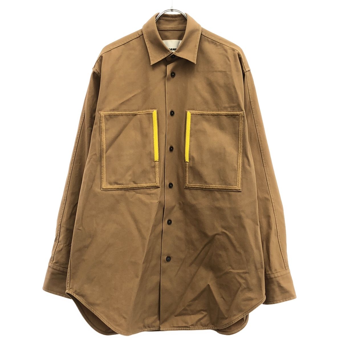 JIL SANDER ジルサンダー 20SS エンブロイダリーキャンバスシャツ