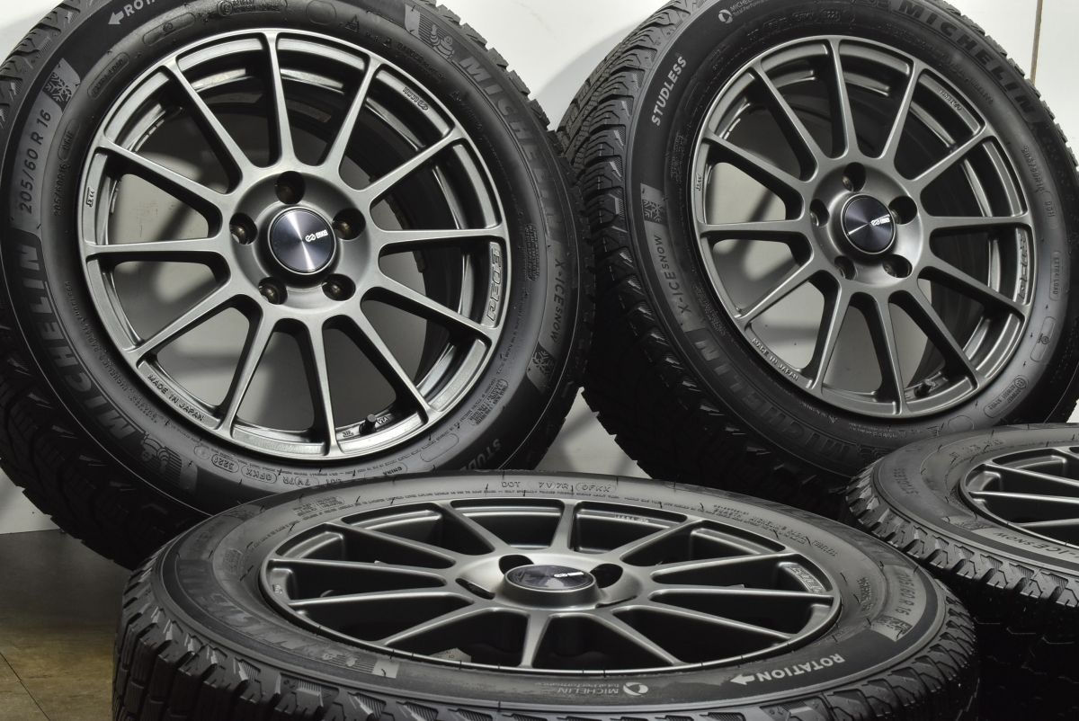 バリ溝 ENKEI PF 03 16 in 6 5 J 45 PCD 114 3 ミシュラン X ICE SNOW 205 60 R Mazda アクセラ アテンザ ノア ヴォクシー セレナ