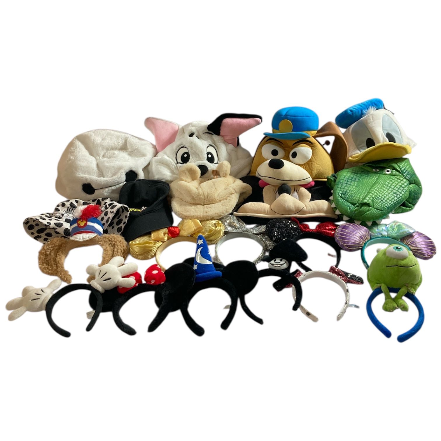 Disney ディズニー グッズ 20点 まとめ商品 ファンキャップ カチューシャ 帽子 ミッキー ミニー ダッフィー ベイマックス 2.2kg