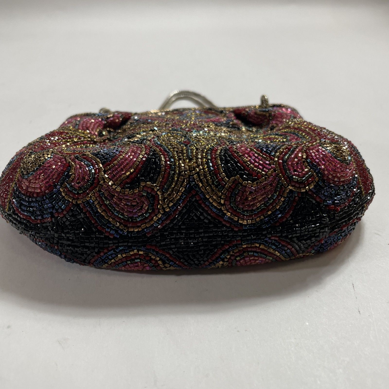 ☆ 希少 LUMY はしもと ルミーハシモト 皇室御用達 総ビーズバッグ