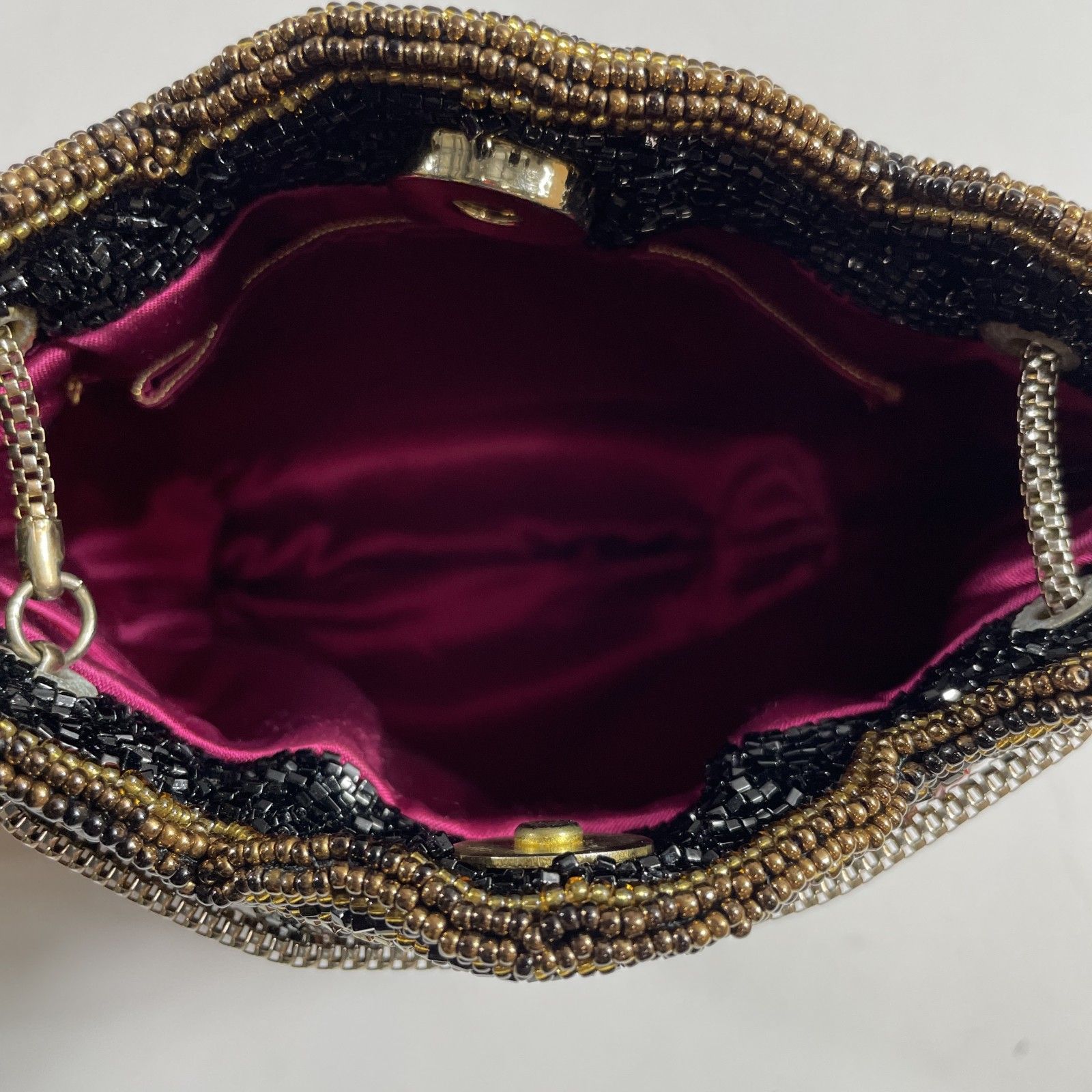 【希少超美品】Lumyルミーはしもと ビーズ パーティーバック モルティ 鏡付き セール 皇室御用達 美品 LUMY ルミーはしもと パーティバッグ ビーズ