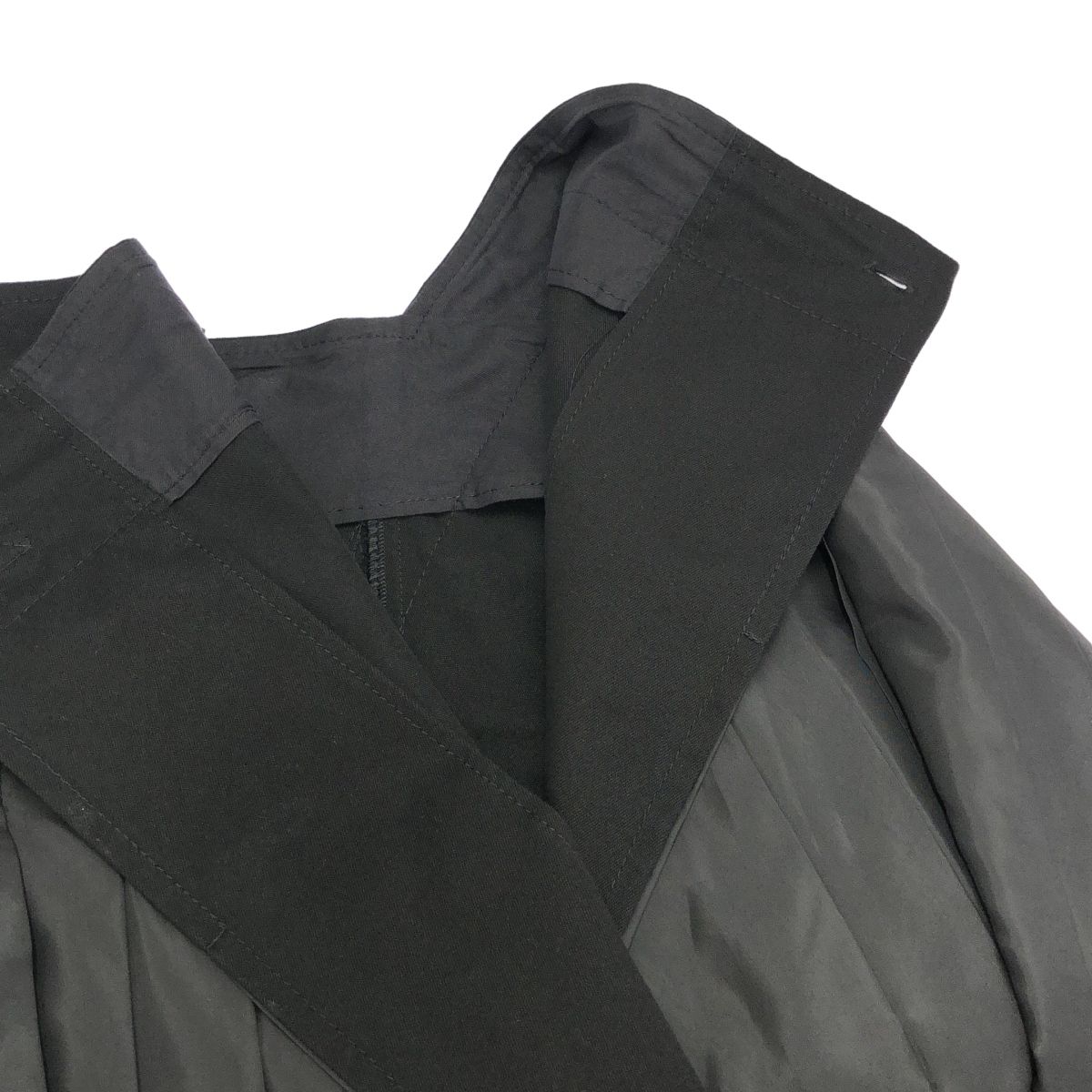 12SS アシンメトリープリーツスカート