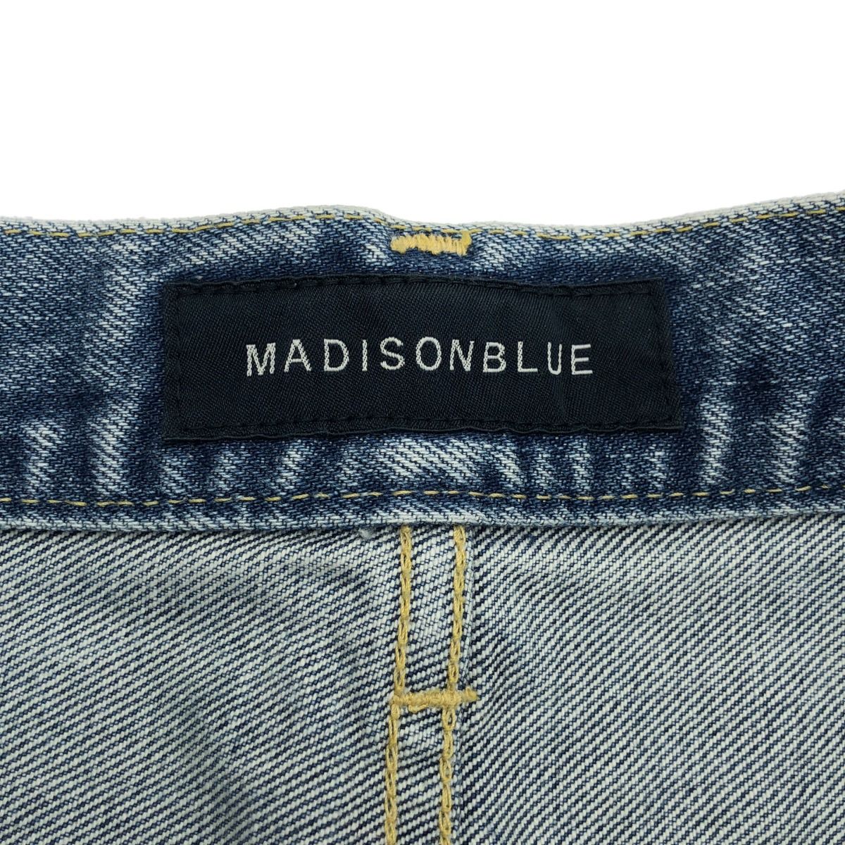 MADISON BLUE マディソンブルー 22SS TAPERED DENIM テーパードデニムパンツ MB221-3016 インディゴブルー XS GINKGOPHARMACY_COM