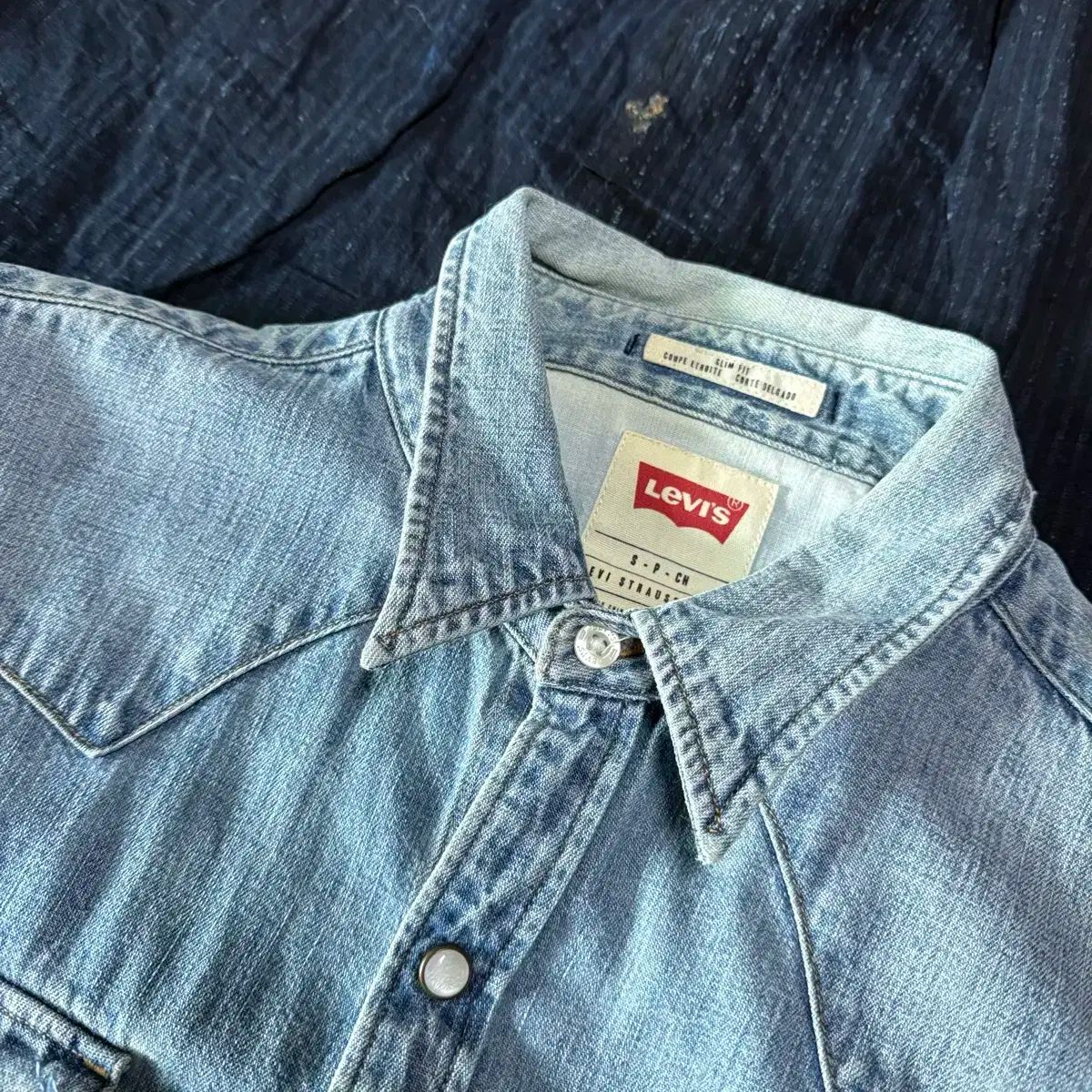 リーバイス デニム ウェスタン シャツ S