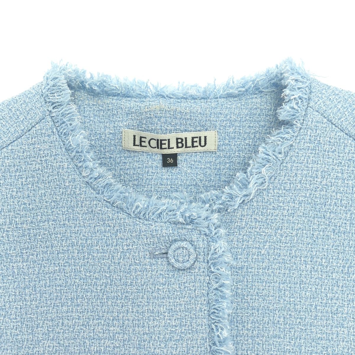 LE CIEL BLEU ルシェルブルー 25SS ツイードジャケット 27S64405