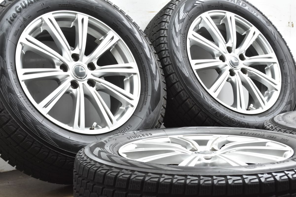 エクストレイル CX 5などに ミルアス 17 in 7 J 48 PCD 114 3 ヨコハマ アイスガードG 075 225 65 R ハリアー 8 レガシィアウトバック