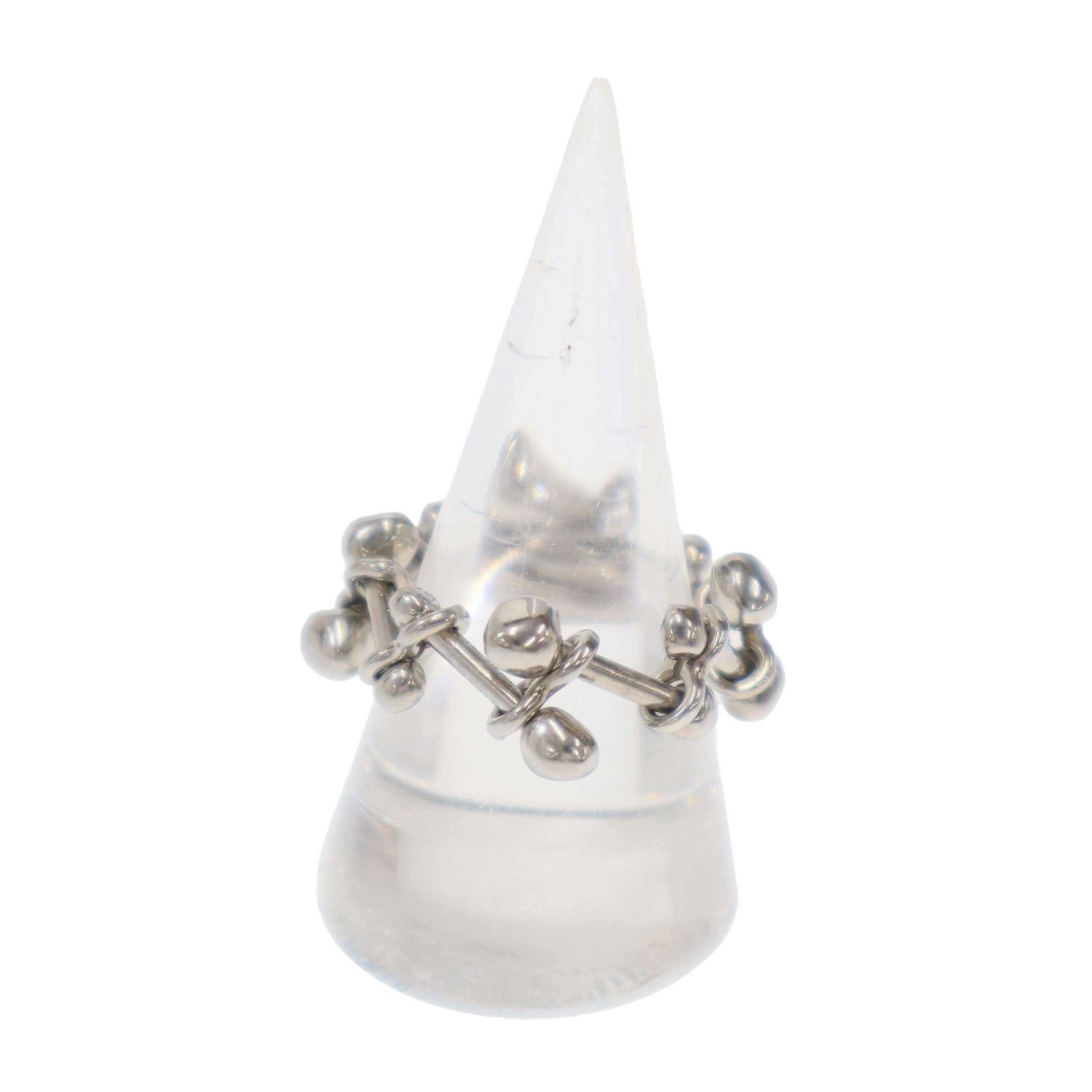 BYREDO バイレード VIRASAAT ヴィラサート シルバー チェーンリング シルバー M