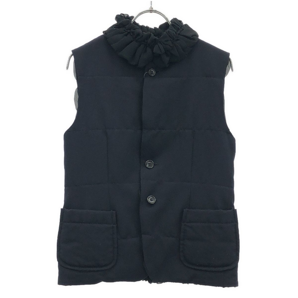 コムデギャルソン フリルベスト tricot COMME des GARCONS - tricot COMME des GARCONS フリルジップ