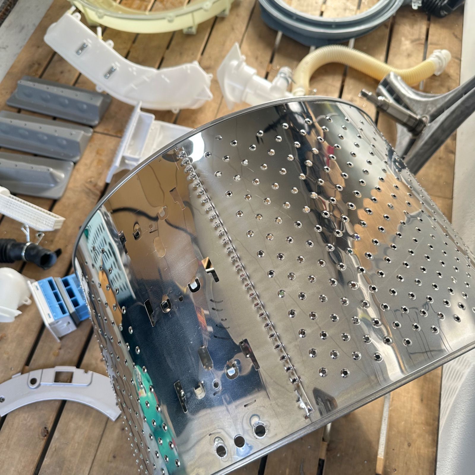 SHARP ES-S7H-WL 2023年製 ドラム式洗濯機 分解洗浄 - メルカリ