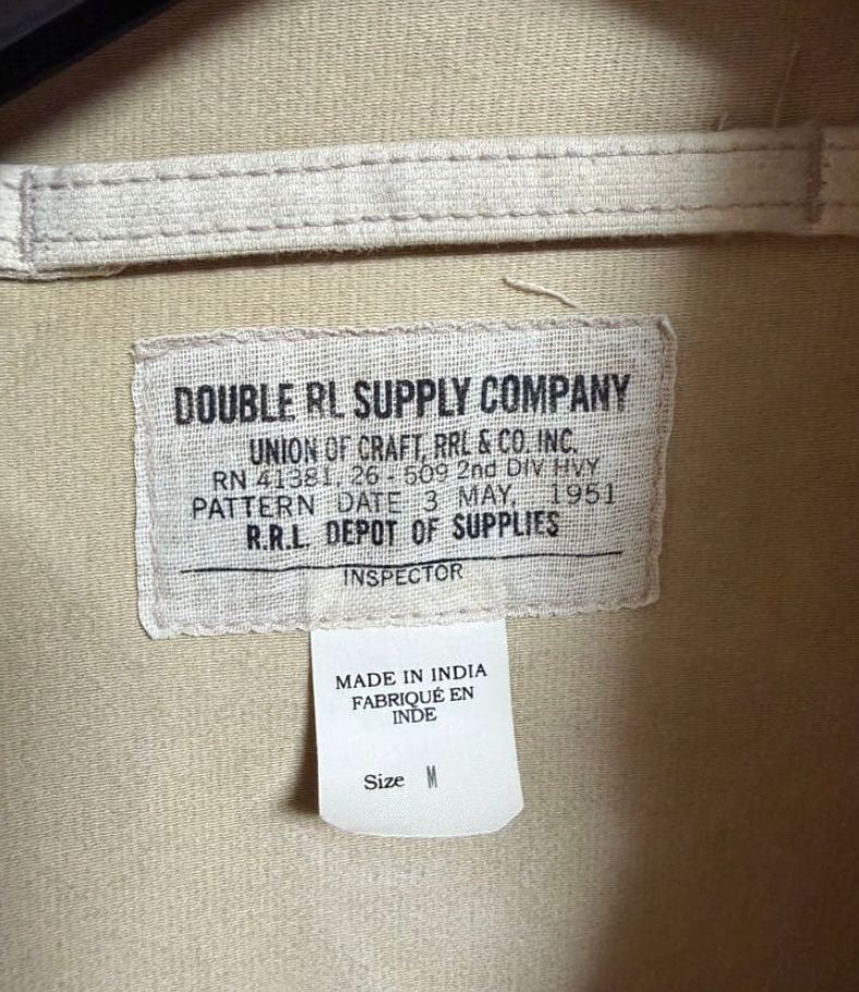 RRA ダブルアールエル エクリュ デッキジャケット Mサイズ