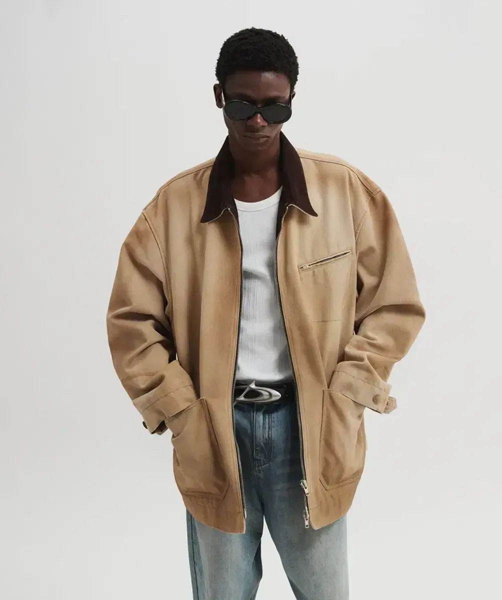 XL DNSR ヴィンテージ ウォーク ジャケット - ベージュ