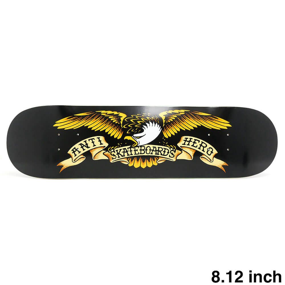 ANTIHERO DECK アンチヒーロー デッキ TEAM CLASSIC EAGLE 8.12 スケートボード スケボー