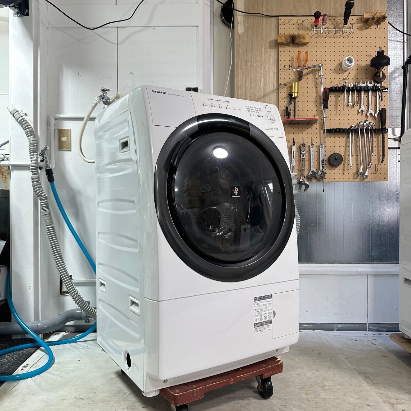 SHARP ES-S7G-WR 2022年製　ドラム式洗濯機　分解洗浄 SHARP ES-S7G-WR 2022年製 ドラム式洗濯機 分解洗浄 - メルカリ
