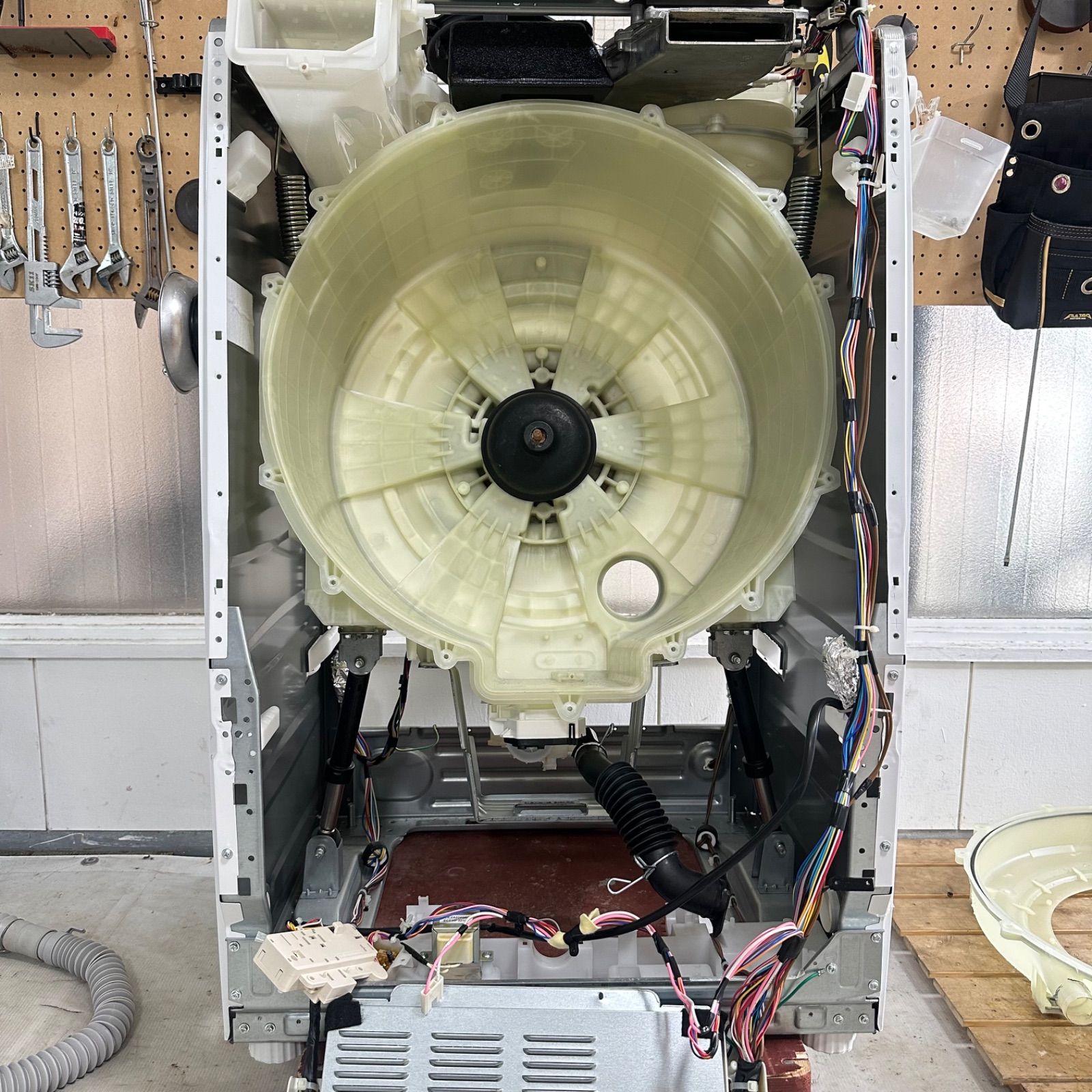 SHARP ES-S7G-WR 2022年製 ドラム式洗濯機 分解洗浄 - メルカリ