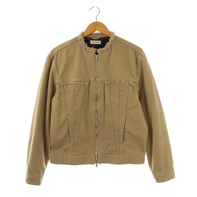 ナイスネス Chino trucker jacket ジャケット ブルゾン ナイスネス NICENESS Chino trucker jacket ジャケット ブルゾン