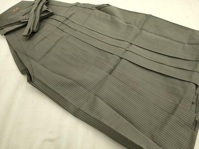平和屋着物□男性 行灯袴 縞 正絹 逸品 AABC7283ma - メルカリ 