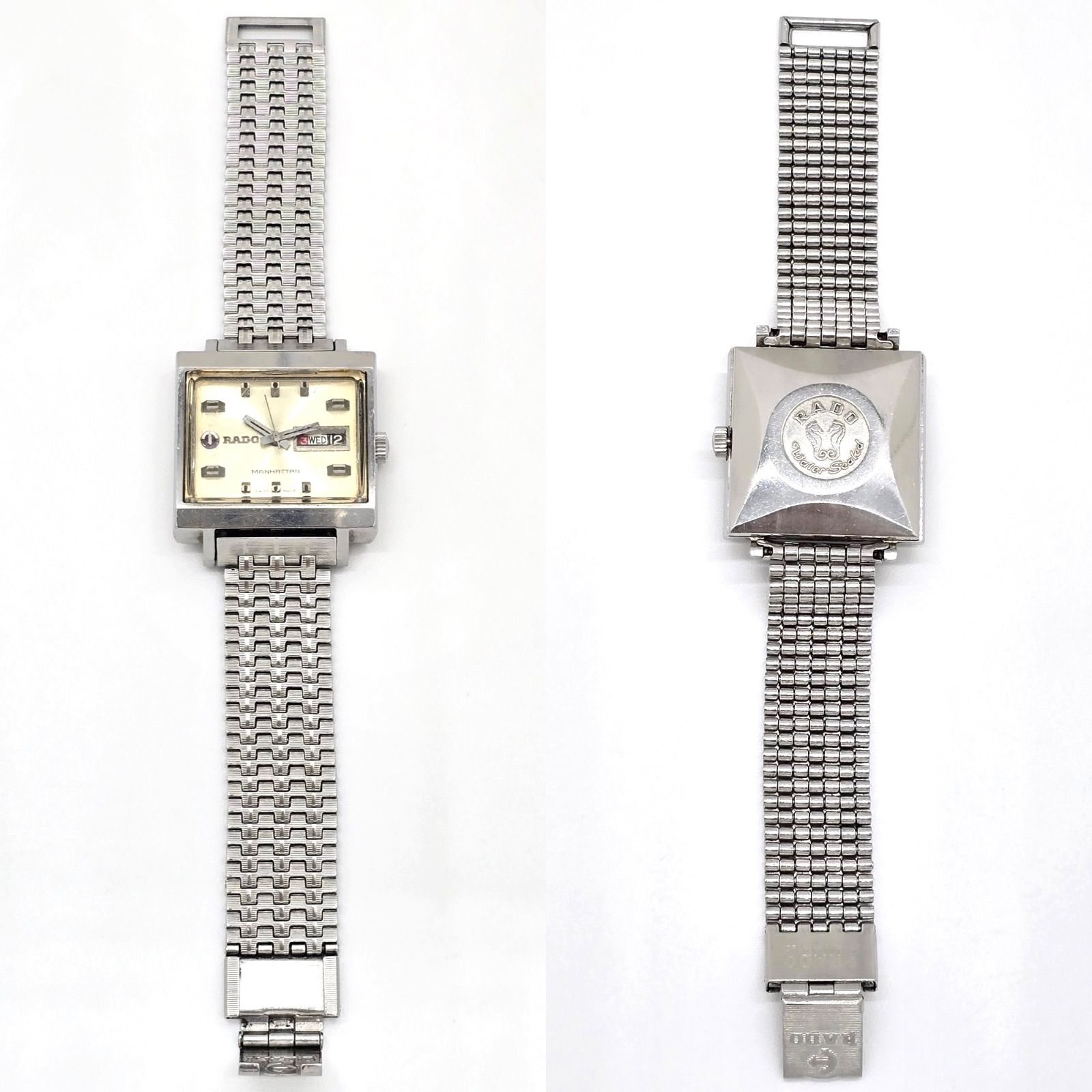 RADO ラドー マンハッタン 自動巻き メンズ腕時計 稼働品 ヴィンテージ