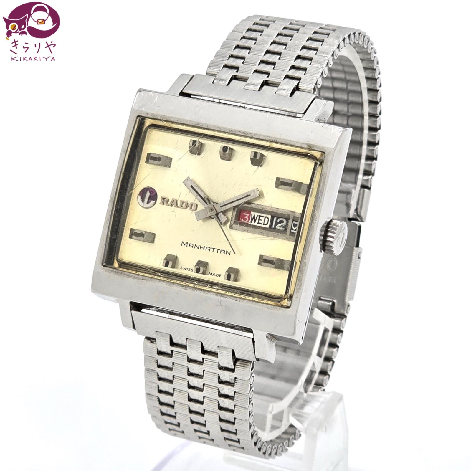 628/Rado ラドー マンハッタン アンティーク ビンテージ 自動巻 稼働