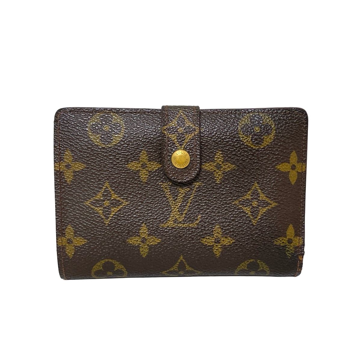 LOUIS VUITTON ルイヴィトン 2つ折り財布 モノグラム ポルトモネビエヴィエノワ M61663 - レザー