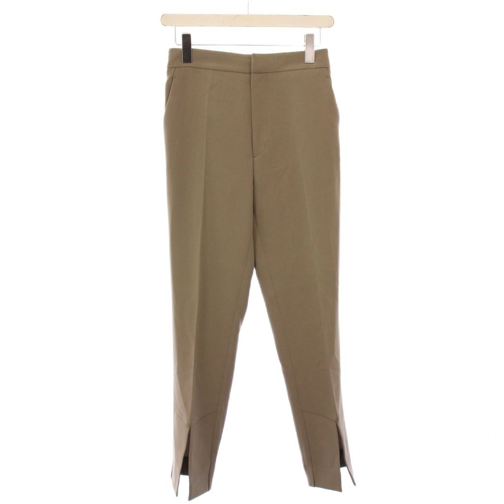 チノ CINOH SLIT PANTS スリットパンツ テーパード スラックス ジップフライ ストレッチ 無地 34 カーキ 21SPT501 BB
