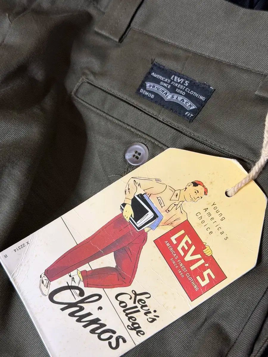 80s リーバイス ユーロ カレッジ チノパンツ made in Italy